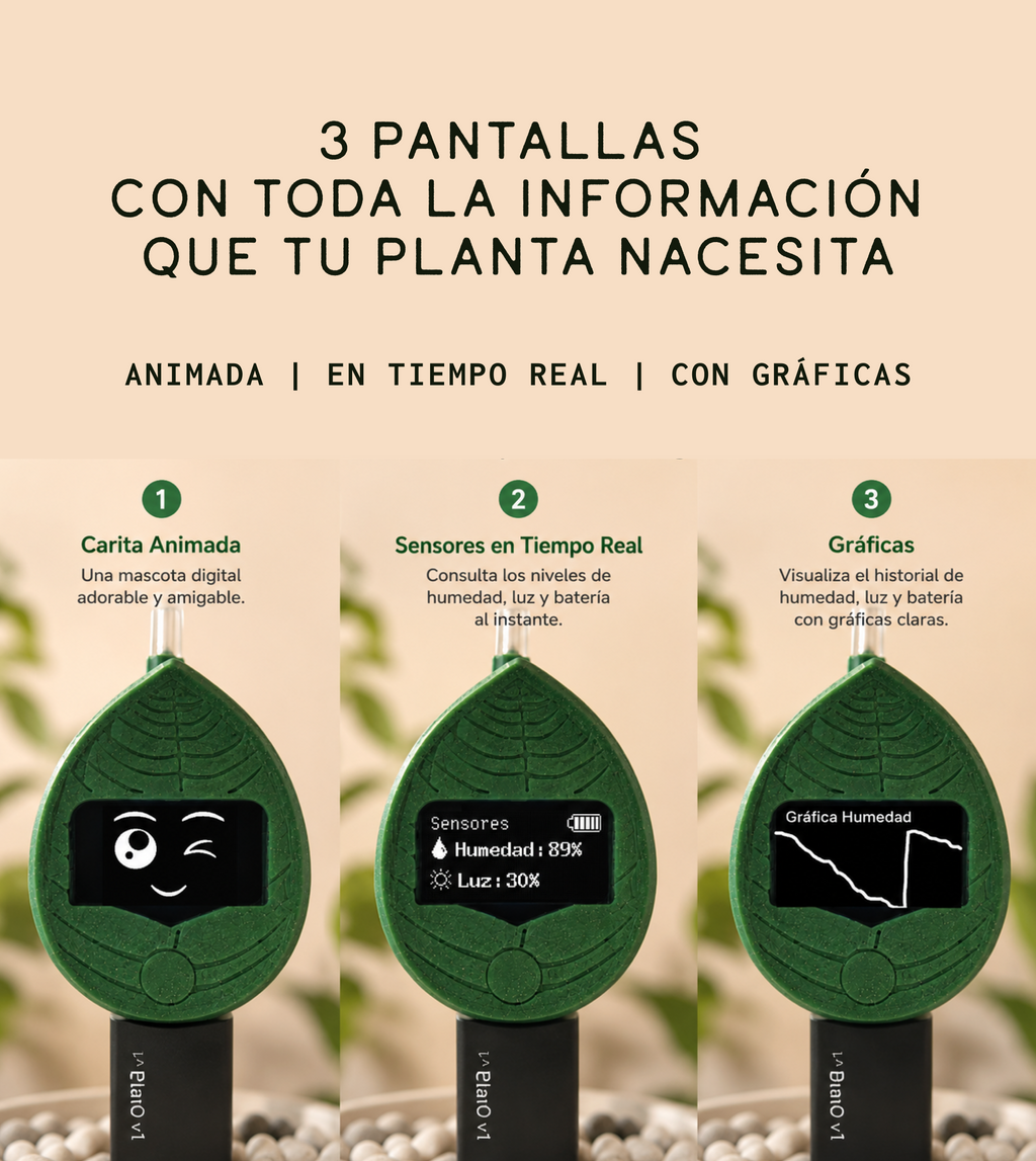 PLANTIO | Sensor Interactivo Para Tus Plantas